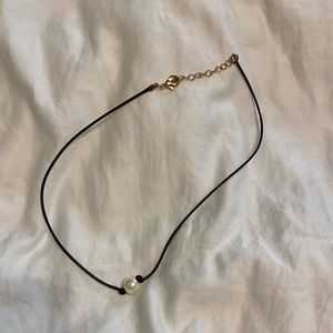 Pearl and Rope Necklace